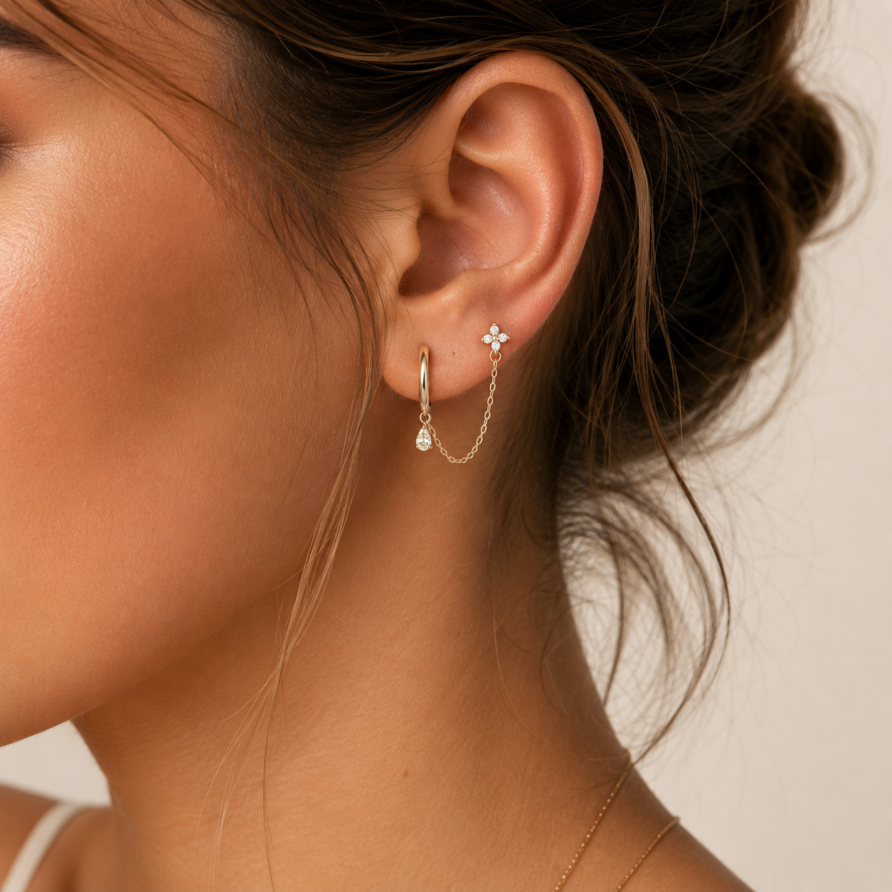 Celeste Chain Earring