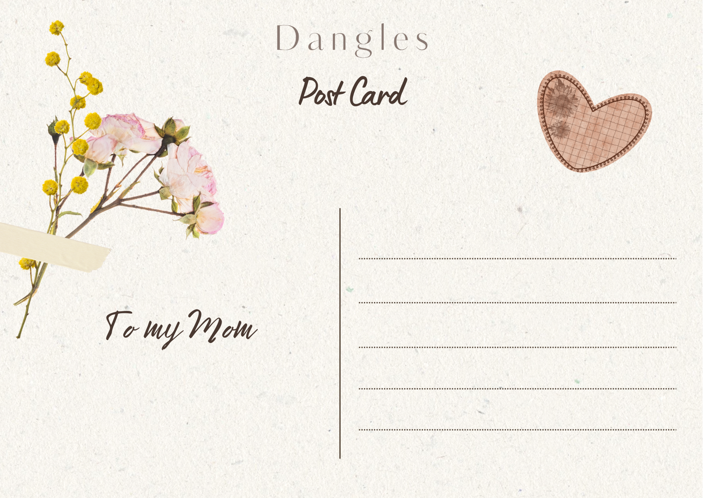 Mother’s Day gift card