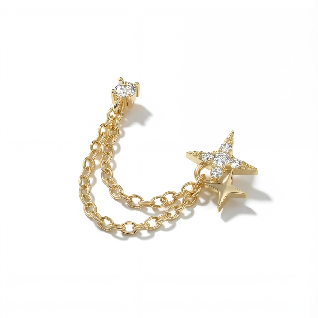Starlight Chain Earrings
