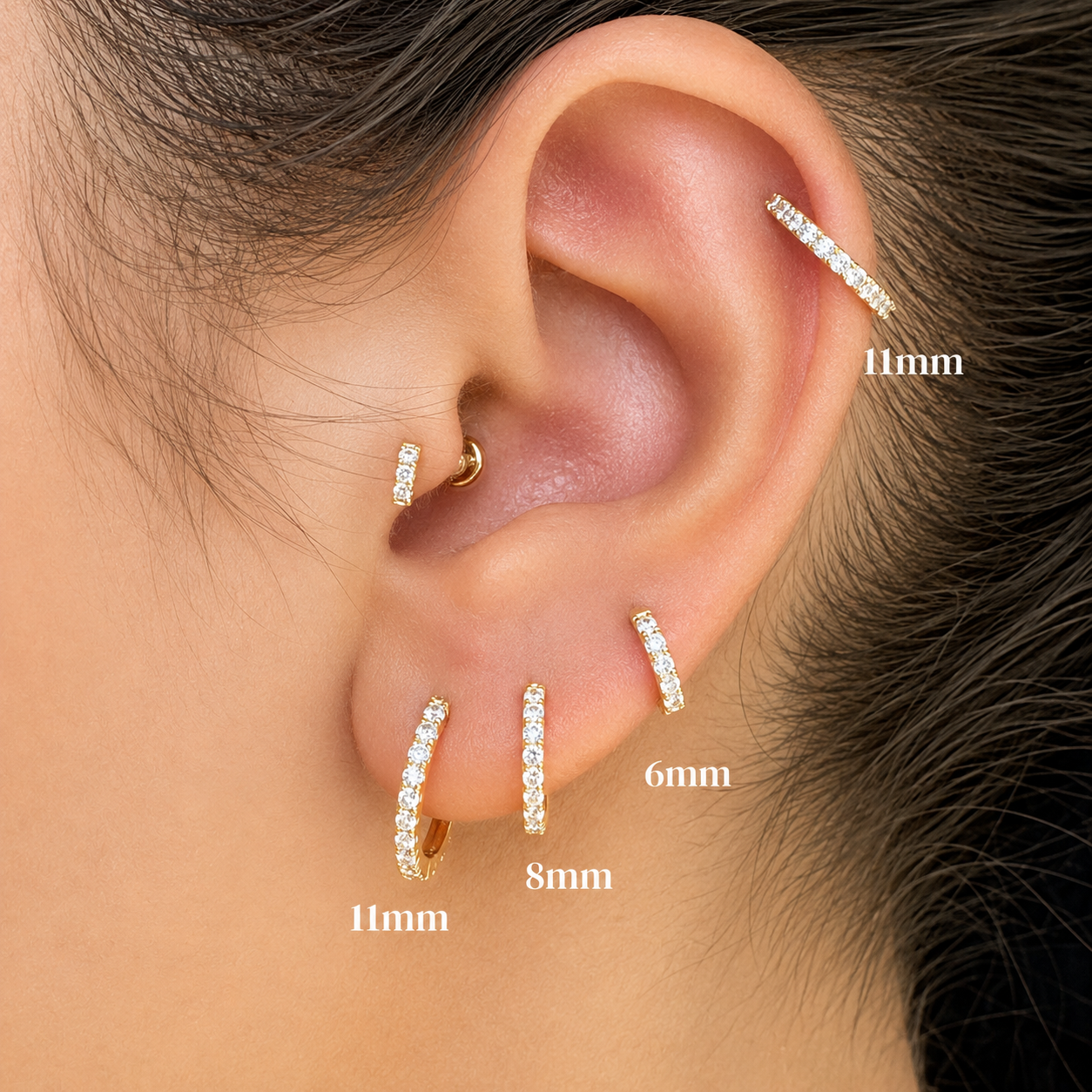 Zircon Hoops