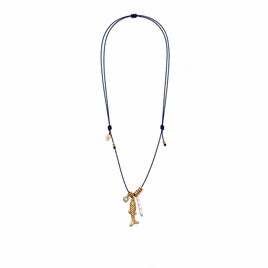 Fish Tale Cord Necklace