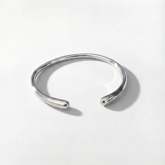 Silver Drop Bangle
