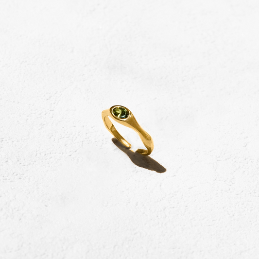 Serene Olive Ring